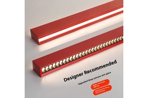 CE RoHS Decorative Colorful Wooden color Anti-Glare UGR16 UGR19 LED Slot Light LED Linear Light Pendant Light