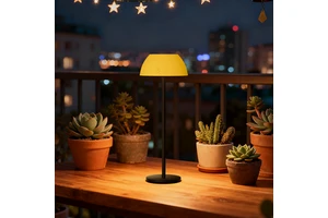 Solar Chargeable Table Light Solar Lamps Outdoor Type C Charging IP54 Waterproof Solar Garden Lamp