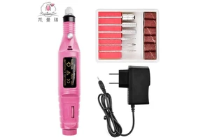 New Design High Speed Good Hand Piece Digital Art Hot Sale Portable Mini Pen Shape Electric Nail Drill Kit Machine