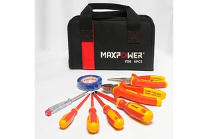 Maxpower 8 Piece Insulated Tool Kit Insulated Electrician Tool Set with Screwdriver Set and Pliers