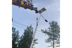 Solar LED Street Light 80W 10M Single Arm Light Pole for Highway & Road IP65