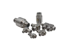 High Pressure Through Rotary Joint, 360° Continuous Rotation, Leak-Proof Industrial Rotary Connector