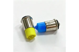 LED Single Lamp Midget Grooved MG T1 3/4 6X16mm 24-28V Control Panel Signal Indicator Bulb
