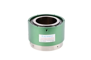 2-Passage Air Rotary Joint with Large 150mm Through-Bore, 360° Swivel, G1/8" Interface, 10-12mm Hose, 1MPa