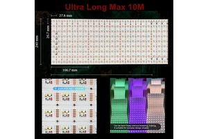 10M SMD2835 RGBW Ultra Long Flexible LED Sheet Panel DC24V Cuttable Backlight For Modern Hotel Onyx Stone