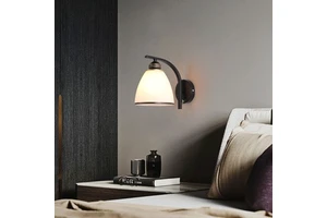 Cross-border American-style Country Wall Lamp Bedroom Bedside Vintage Living Room Corridor Balcony Staircase Single-Head LED