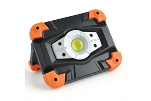 Portable LED Floodlight with Power Bank Function Durable Metal Body Horizontal Tilt Up to 180