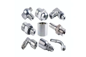 ORFS/NPT/SAE/JIC/BSP Standard Specification 1/4" 3 Channel Crimp Hydraulic Rotary/transition/direct/swivel Joint for Excavators
