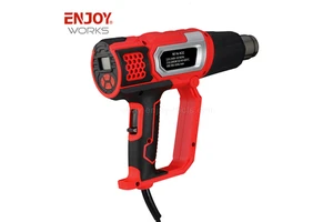 ENJOYWORKS LCD Digital Display Heat Gun With Adjustable Temperature & Two-Stage Airflow Control