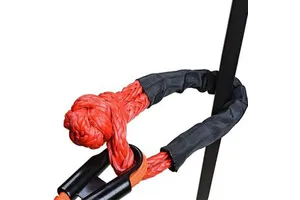 37500lbs Soft Shackle Synthetic Road Recovery Rope with Polyester Sleeve for Sailing SUV ATV Truck Jeep Safer Than Metal Shackle