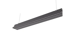 Twin Tube Guide Slot Trunking Light Shopping Mall Strip Lamp UGR Less Protect Eyes Hanging Pendant Linear Light