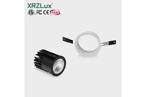 XRZLux 15W LED Dimmable Aluminum Spotlight IP20 Recessed Wall Washer Modern Style Polarized Light for Indoor Use ETL Certified