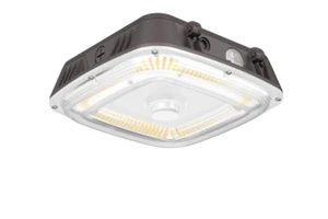 LED Canopy Light IP65 20W-80W ETL CE 150lm/W Efficiency 5000K/4100K/3500K CCT 80 CRI AC120-277V Aluminum Dimmable Indoor