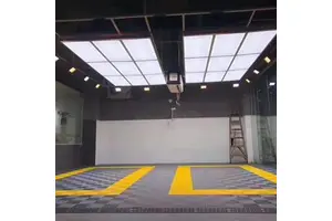 SCARCITY LED Ceiling Panel Light Car Detailing Shop