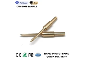 Feigeer Tech Close Tolerance CNC Turned Brass Thimble Pin for Jig Fixture Component Positioning Workholding