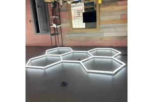 Hexagon Garage Lights Dimmable Overhead Garage Lighting Garage Detailing Lights