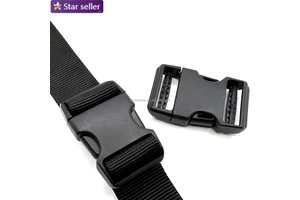 Buckle Plastic Curved Custom Belt Buckle Strap Dog Collar Bag Quick Tactical Side Release Buckle Adjust Bag Accessory Product
