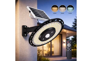5 Modes Solar Light Indoor Outdoor Solar Shed Light Rotation Waterproof Motion Sensor for Barn Patio Chicken Coop Gazebo Garage