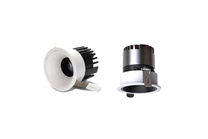 LED Downlight Aluminum Body LED Full Spectrum Cri98 Deep Anti Glare 3color Villa Wall Washing Lamp Embedded COB Spotlight