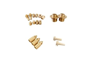 Custom CNC Machined Stainless Steel/Brass Fittings High Precision Lathe Turning Copper Threaded Nozzle Connector Parts