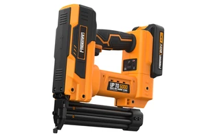 Freeman 1-1/4 Inch 18 Gauge 2-in-1 20V Electric Cordless Brad Nailer and Narrow Crown Stapler With Battery