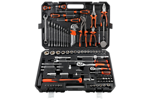 Manual Hand Tool Box Set with Hard Case & Waterproof Design for Plumbing & Electrical Work-OEM Customizable-3-Year Warranty