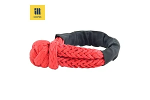 004 10mm UHMWPE Soft Shackle with Polyester Protective Sleeve for 4x4 Off-road Kinetic Recovery Rope