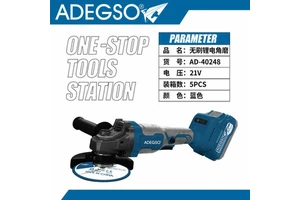 21V Cordless Mini Angle Grinder Set Efficient Cutting and Grinding with One-Stop Tools Station Trigger Switch Battery Powered