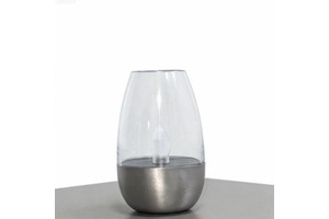 New Retro Nostalgia Design Solar-Powered Outdoor Waterproof Stainless Steel Wine Cup LightPatio Table Lamp for Villas Gardens