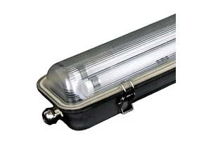 PC Cover Stainless Steel 2*28W T5 Explosion Proof Fluorescent Lighting Lamp Fixture Triproof IP65 Water Proof Fixture