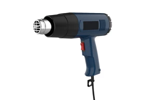 2000W Fast-heating Adjustable Dual-speed Heat Gun with LCD Digital Display for Shrinking Bending and Stripping Wires