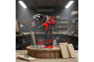 Powerful 16.8v Cordless Drill Set with Battery and Charger for Home Repair DIY Drilling and Screw Driving Tasks