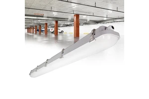 2ft 4ft 8ft LED Triproof Light Fixture IP66 Wet Location Motion Sensor Emergency LED Vapor Tight