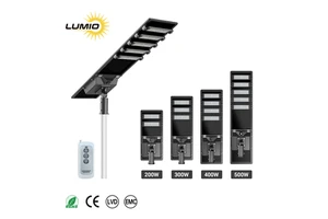 Streetlight 100w 200w 300w 400 500w Solar Lamp Outdoor Ip66 Waterproof Solar Energy Panel Led Street Light