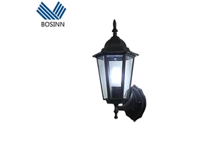 Solar Garden Wall Lamp for Walkway & Landscape Lighting Exterior Wall Lights for School Park Courtyard Outdoor Wall Lamps