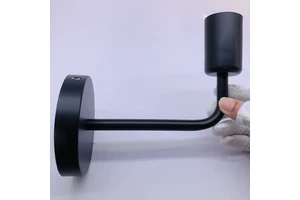 ET-002 Horizontal Solid Lamp Cup for Hotel Use with Hardware & PET Material