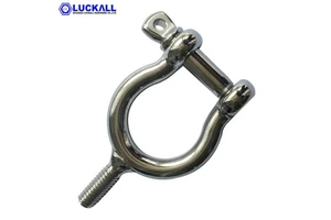 Hot Sale High Quality Stainless Steel 304 Us Type Bow Shackle with Screw Collar Pin 3/8" for Mining Applications