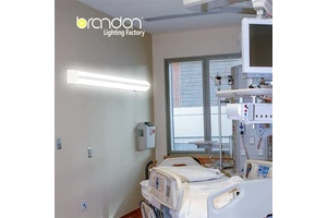 New Brandon Hospital Healthcare Aluminum Profile 30W 60W 600MM 1200MM Hospital Overhead Wall Mount Linear Light
