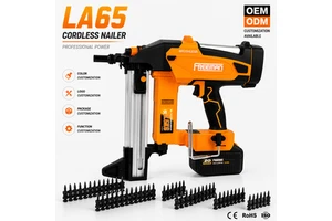 Professional 20V Cordless Finish Nailer Brushless Nail Gun for Woodworking OEM