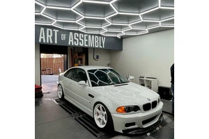 Custom Auto Repair Shop Hexagon Shed Light Factory Detailing Lamp for Car Workshop Garage Parking Luminaires