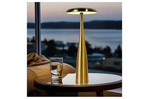 Modern Decorative Flower Led Table Lamp Full Colors Touch Restaurant Bedsides Rechargeable Home Decor Mushroom Light