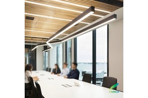 Anti-glare UGR<19 Linkable Strip Wall Light Fixture Aluminum Pendant Microprism Led Linear Light