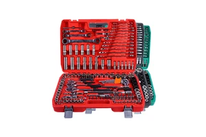 151PCS Tool Kit Multi Function Aluminum Ratchet Socket Steel Wrench Set Tool Box Set Hand Tool Sets