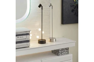 Wireless Charging LED Spotlights Handmade Glass Cabinet Lights for Jewelry Exhibition Showcase Counter Exhibits
