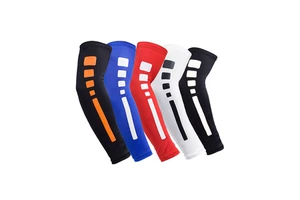 Fashion Outdoor Sports Customisable Arm Sleeves Breathable Quick Drying Basketball Cycling Sports Sleeve Arm Elbow Sleeve