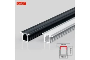 China Quality Manufacturer 8*9mm Led Strips Aluminum Profile Ceiling Extruded Aluminum Channel With Diffuser LED Profile Light