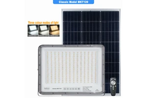 MKT120 Hot-Sale High-Efficiency LED Solar Flood Three Color IP65 Outdoor Road Park Garden Path Community Highway Long-Life