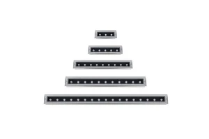 DMX512 RGB 1M Linear Inground Stair Outdoor Step Lights Ground Lamps 24W 3W 6W 36W Underground Led Recessed Driveway Light IP66