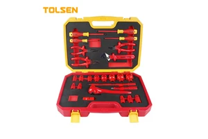TOLSEN V83825 25pcs 1000v Insulated Vde Hand Tools Set