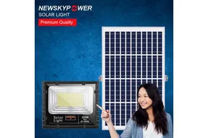 Original JD 100W 200W 300W Solar Floodlight IP67 Waterproof Security Wall Light Outdoor Garden LED for Sale